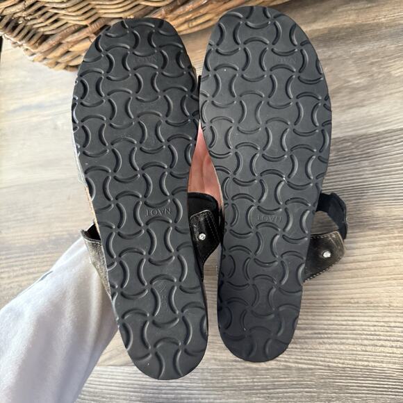 Naot Metallic Leather Comfort Sandals – Size 39 (US 8) Slip-On Slides - Picture 8 of 8